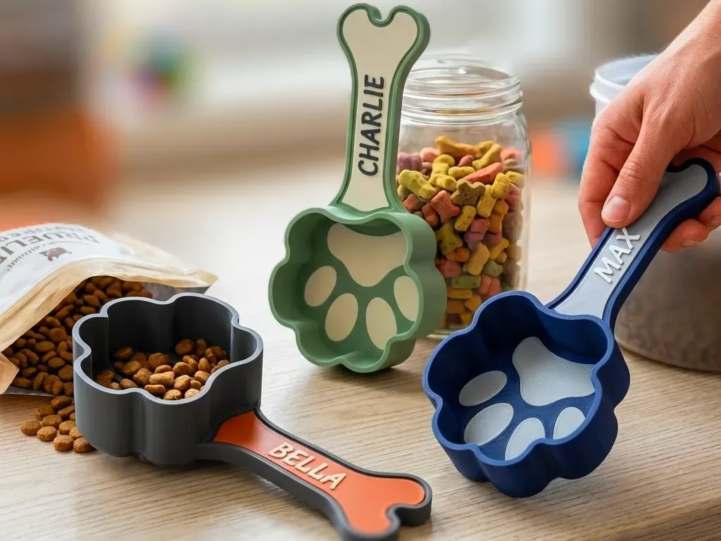 Pá de Comida para Animais Personalizada
